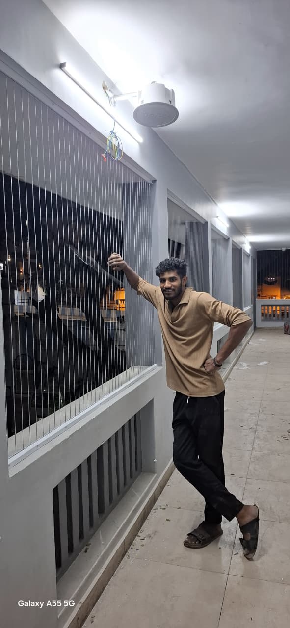 Invisible Grill Safety Nets Installation in Bengaluru