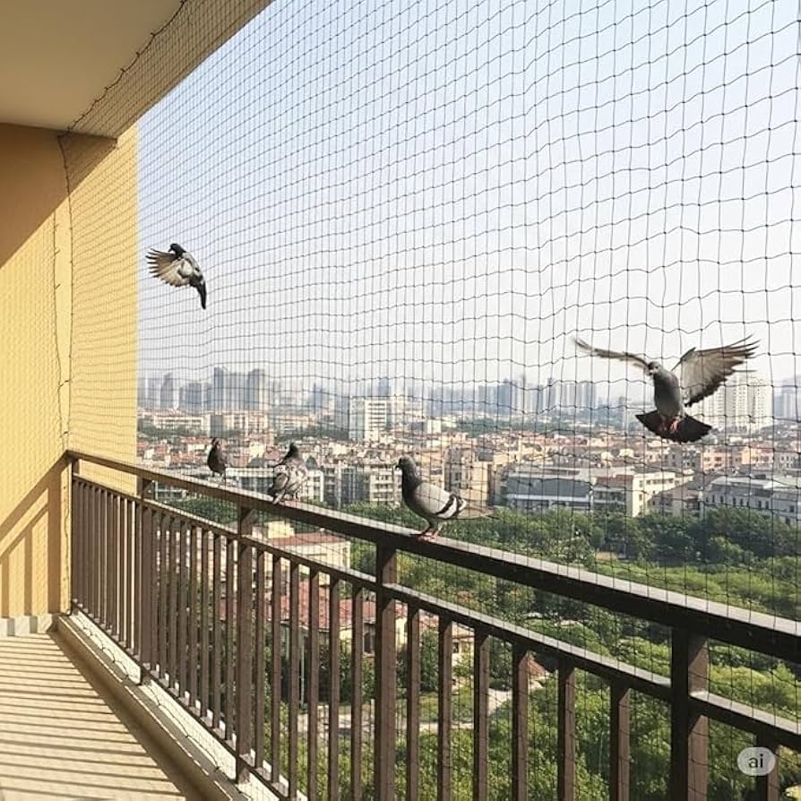 Pigeon safety nets in Bangalore for balconies, windows and terraces