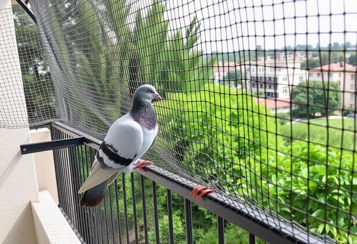 Pigeon safety nets in Bangalore for balconies, windows and terraces